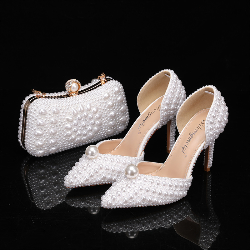 Women Bags For Wedding - Kadınlar İçin Çanta ve Ayakkabı Seti