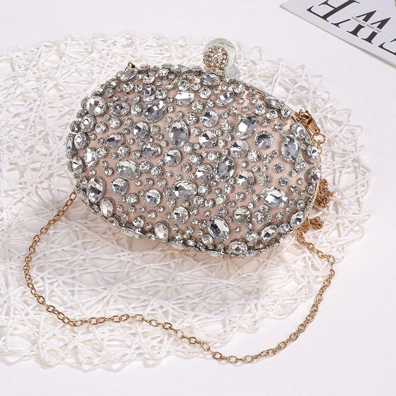 Women Bags Golden - Altın doğum günü partisi lüks kristal