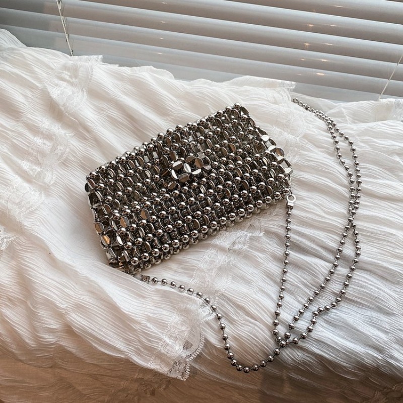 Women Bags Discount - PU Lüks Hissi Tek Renk Abiye