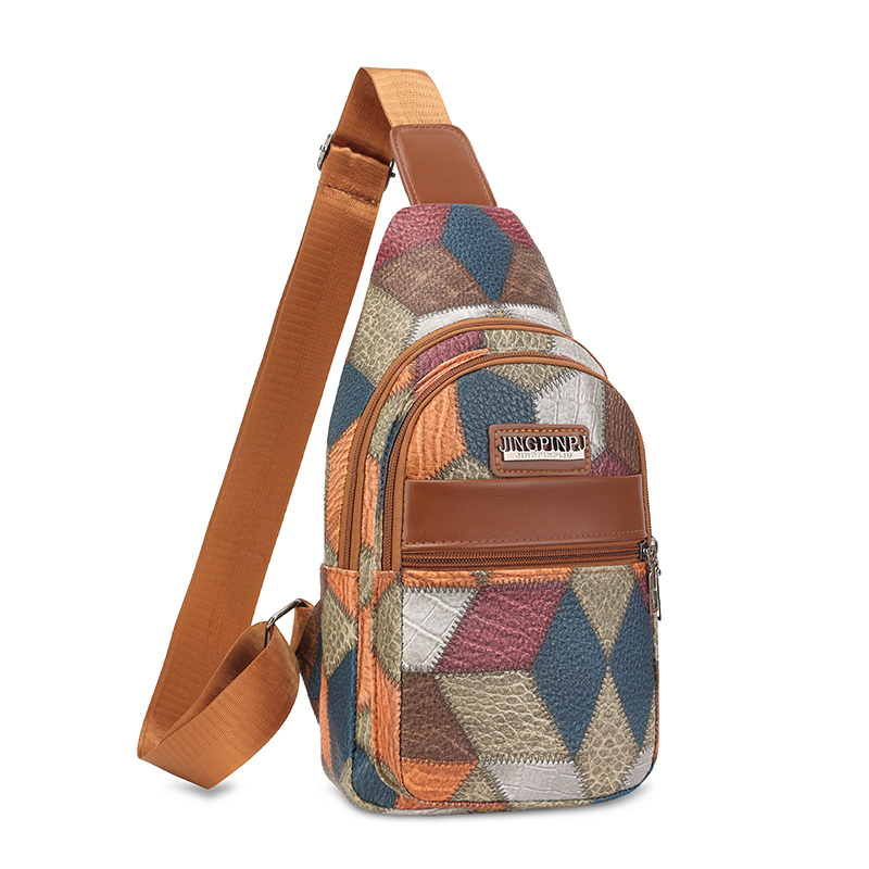 Patchwork Desenli Göğüs Çantas - Women Bags Pack incelemesi ve fiyatı