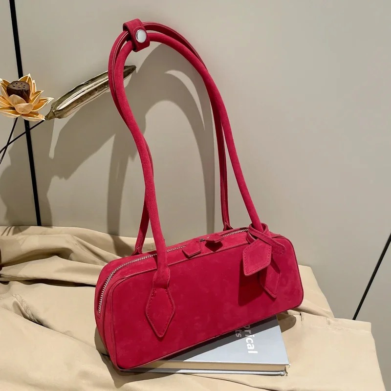 Sahte Süet Fermuarlı Düz Renk  - Women Bags Discount incelemesi ve fiyatı