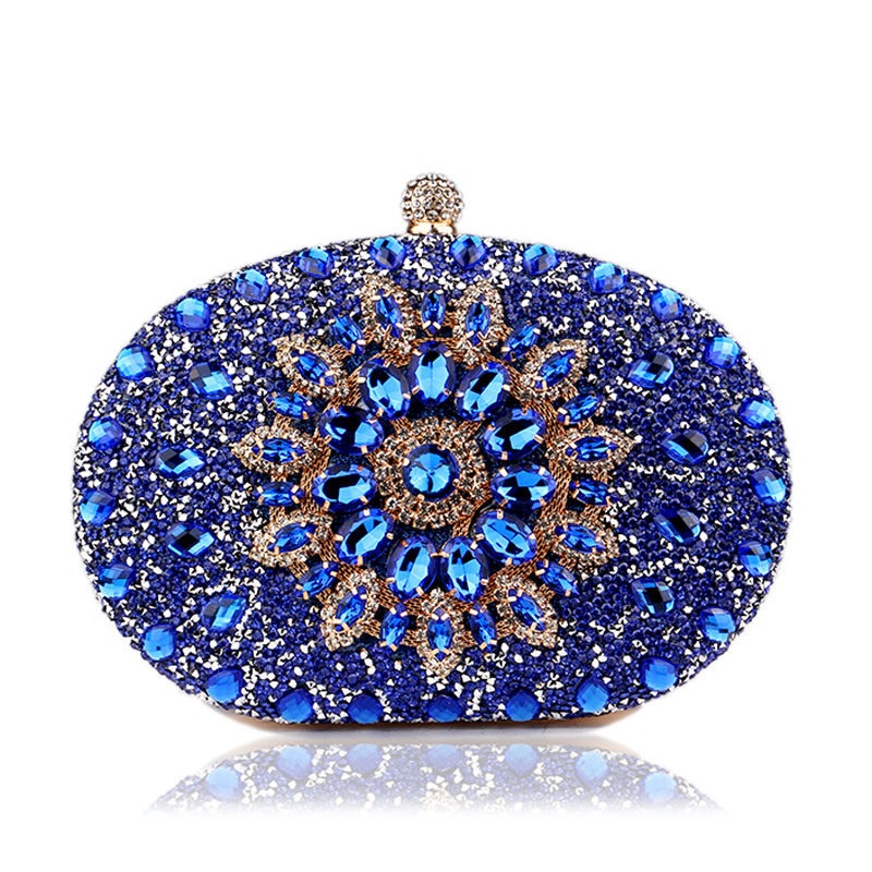 Elmas kristal kadınlar makyaj  - Women Bags Golden incelemesi ve fiyatı
