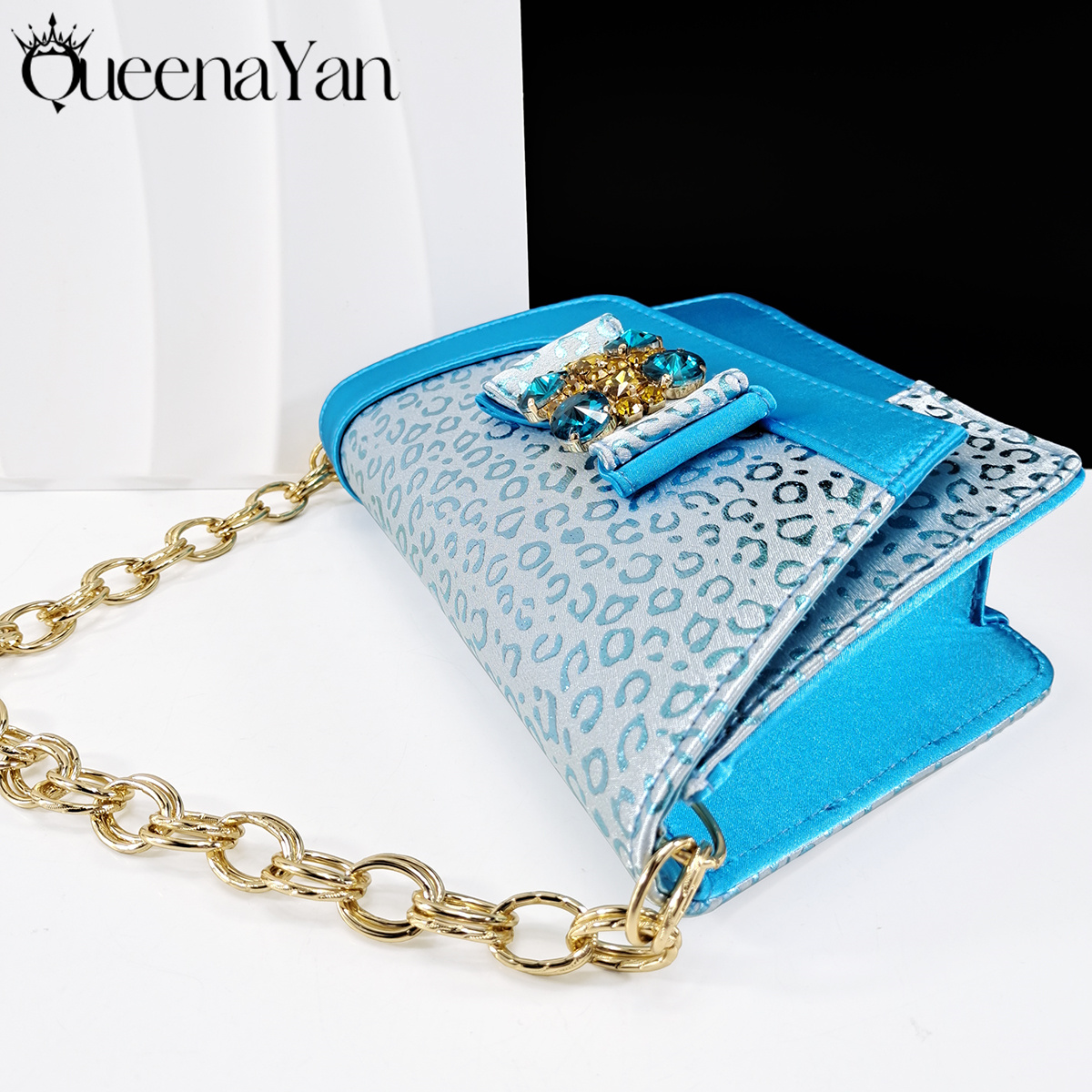 Queena Yan Açık Mavi Zarif İta - Women Bags For Wedding incelemesi ve fiyatı