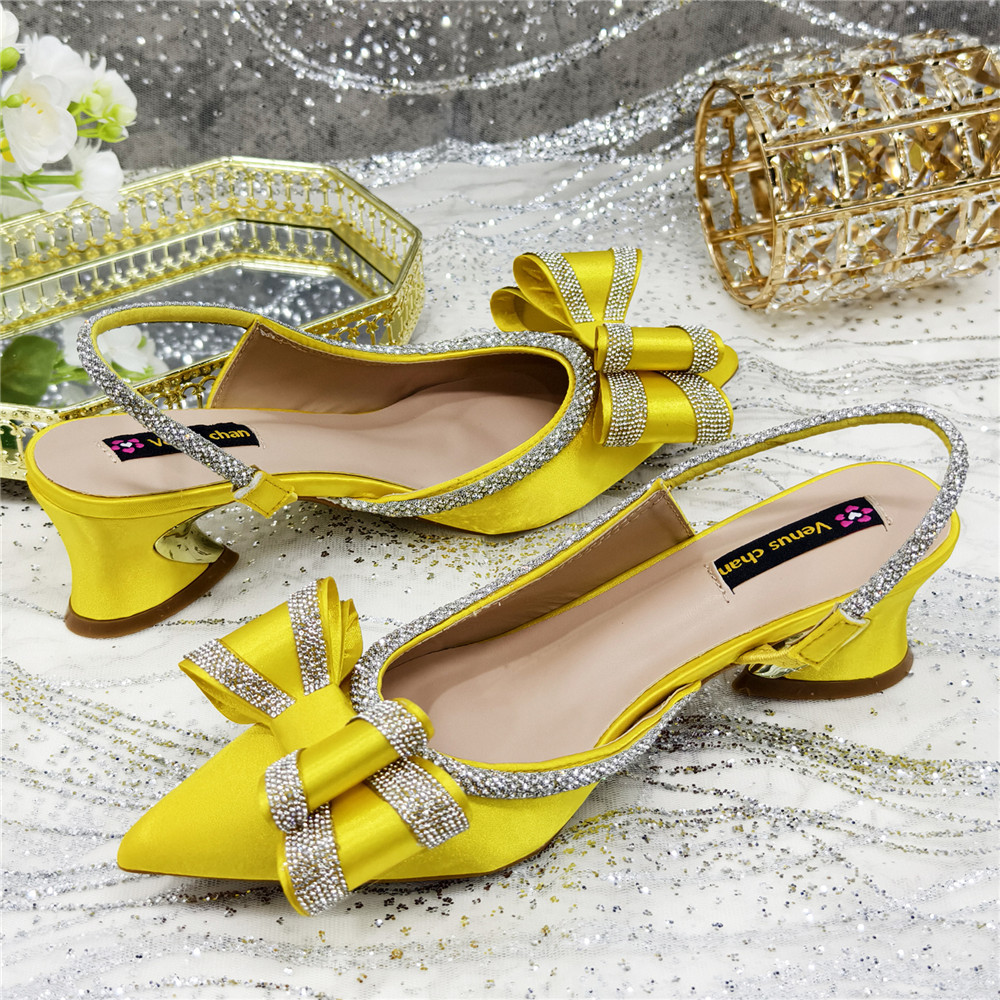 Zarif Sarı Saten Taşlı Fiyonkl - Women Bags For Wedding incelemesi ve fiyatı